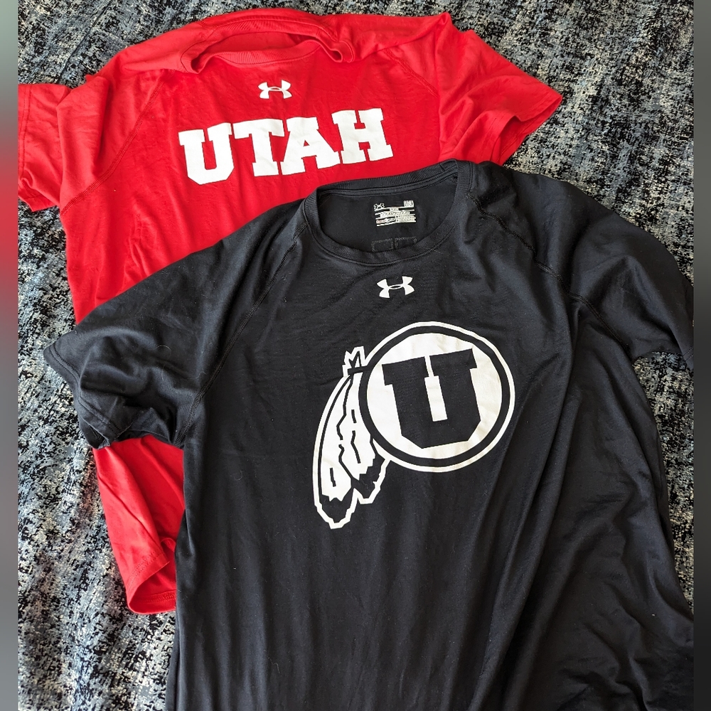 Umder Armour University of Utah shirt set